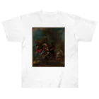 kaigaのレベッカの誘拐 / ウジェーヌ・ドラクロワ / The Abduction of Rebecca / Eugène Delacroix / 1846 ヘビーウェイトTシャツ