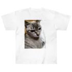 ねこの森でお散歩のさあ、モフりなさいよ。 Heavyweight T-Shirt