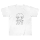 海の底際店のタコクラゲ Heavyweight T-Shirt