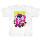 daddy-s_junkfoodsのPANCAKE-PINK Heavyweight T-Shirt