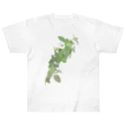 植物の絵師「洋子」の店の梅花空木 ヘビーウェイトTシャツ