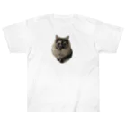 ドッポちゃんの可愛いモフ猫 Heavyweight T-Shirt