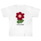 4_seasonのLITTLE FLOWER(RED) ヘビーウェイトTシャツ