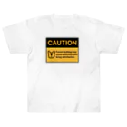 PISTACHIO FACTORYのCAUTION FRENCHIE ヘビーウェイトTシャツ