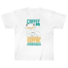 Samezineの猫のコーヒーの面白い名言 Heavyweight T-Shirt