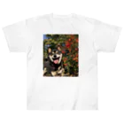 柴犬けんたろー。の柴犬のけんたろー Heavyweight T-Shirt