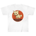 ken1219の柴犬こてつ君（平常心） ヘビーウェイトTシャツ