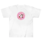 虹色PLUSのジャックラッセルテリアと苺 Heavyweight T-Shirt