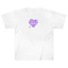 Butterfly 7のGOOD VIBES ONLY 紫 ヘビーウェイトTシャツ