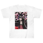 Red & Brack の夜桜に幕 ヘビーウェイトTシャツ