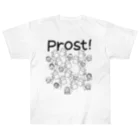 Handgestrickt Ju shopのビール倶楽部でProst！ ヘビーウェイトTシャツ