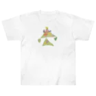 KidsArtの【子どもの絵】クリスマスツリー Heavyweight T-Shirt