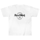 DESIGN 7483のHARD WORK FES Black ヘビーウェイトTシャツ