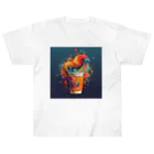 CoffeePixelのPixelBrew Cup（ピクセルブリューカップ） - クリエイティブな一杯で毎日を彩ろう Heavyweight T-Shirt