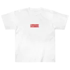 王子のアパレル SnprinceのSnprince boxlogo Paisley red ヘビーウェイトTシャツ