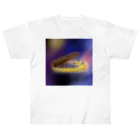 箏譜職人 織姫の箏と桜（箏譜「荒城の月」イメージ画像）正方形 Heavyweight T-Shirt