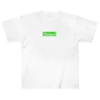 Honest のボックスロゴ(ラッキーグリーン) ヘビーウェイトTシャツ