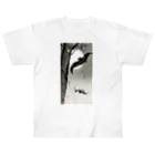 MUGEN ARTの小原古邨　月に蝙蝠（コウモリ）Ohara Koson / Bats under the full moon Heavyweight T-Shirt