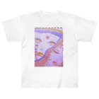 塩バターの夜と花 Heavyweight T-Shirt