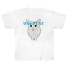 保護猫しーちゃん（White cat）のしーちゃんWhiteCATちゃん Heavyweight T-Shirt