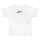 フィッシング&サウナの和風Trout Fishing  Heavyweight T-Shirt