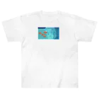 yuei_00の水槽を見てる男子高校生 Heavyweight T-Shirt