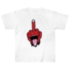 TRAVA design SHOPの挑発（赤） Heavyweight T-Shirt