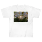 nokkccaの桜満開 - Backlit Sakura - ヘビーウェイトTシャツ