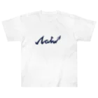 NOBU塾【公式】SHOPのNOBU塾【公式】-最強サイン（濃紺） Heavyweight T-Shirt