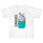 sumanandaのSUMANANDA公式　a left-handed batter in the flower vase Heavyweight T-Shirt