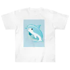 dolphineの癒しのハッピードルフィン　Healing Happy Dolphine Heavyweight T-Shirt