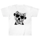 Connect Art SUZURI STOREのConnect Art 003 Dog Heavyweight T-Shirt