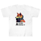 ASTRO AIのASTRO ANIMAL'S shiba inu Heavyweight T-Shirt