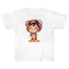 須戸コウ【腐男子ゲイvtuber】の須戸コウ_着ぐるみミニキャラVer ヘビーウェイトTシャツ