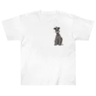 74Beckのミックス犬ベック Heavyweight T-Shirt