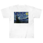 世界美術商店の星月夜 / The Starry Night ヘビーウェイトTシャツ