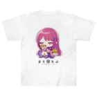 NANA L!VEの七島建設 よく寝るぶTシャツ B / 白・黄 ヘビーウェイトTシャツ