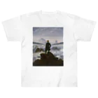 世界美術商店の雲海の上の旅人 / Wanderer above the Sea of Fog ヘビーウェイトTシャツ