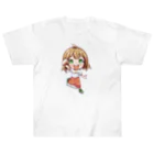 #とちぎけんV25 Official Shopの思川桃香【サブカルは栃木を救うんだよ】 Heavyweight T-Shirt