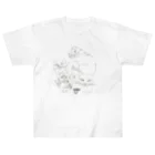 You and me !のねこ集合！ Heavyweight T-Shirt