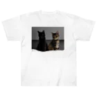 きままねこのさくらとやまと Heavyweight T-Shirt