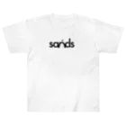 sands商店 SUZURI店のロゴ(黒) Heavyweight T-Shirt