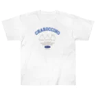 うさぎ雑貨のお店 Charoccinoのおちりブルー Heavyweight T-Shirt