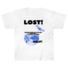 ㌍のるつぼのI got lost. ヘビーウェイトTシャツ