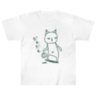 のほほん屋のバスケねこちゃん Heavyweight T-Shirt