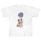 猫のきぬくんのお店のハニーちゃん Heavyweight T-Shirt