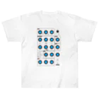 OFF™のOFF™003_Sirin ヘビーウェイトTシャツ（ ホワイト／背面あり） Heavyweight T-Shirt