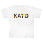 KATO & 木工房So whatのKATOロゴ_01 ヘビーウェイトTシャツ