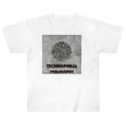 technophilia philosophyの鉛筆抽象画 ヘビーウェイトTシャツ