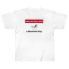 ナミノコ雑貨店のWonderful englishbulldog Heavyweight T-Shirt